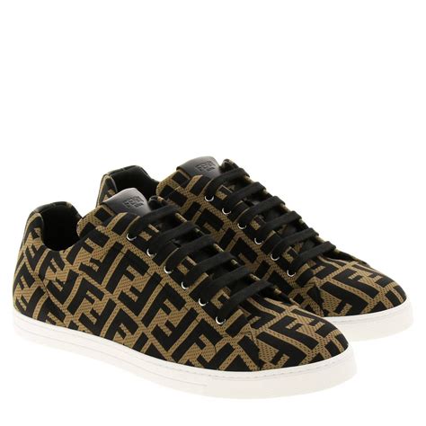 fendi brown sneakers|fendi sneakers for men.